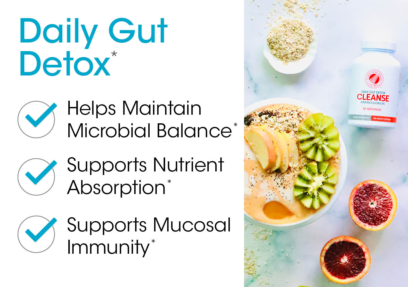 Cleanse - Daily Gut Detox Immunoglobulin (IgG)