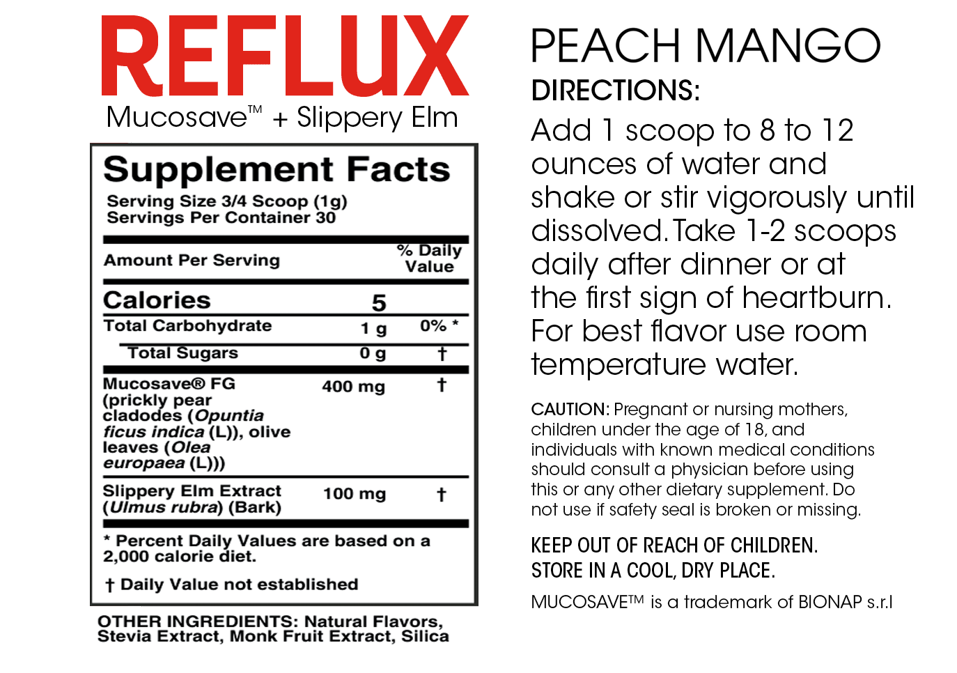 Reflux - Mucosal Support for Acid Issues!