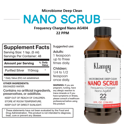 Nano Scrub - Frequency Charged Silver - 22PPM